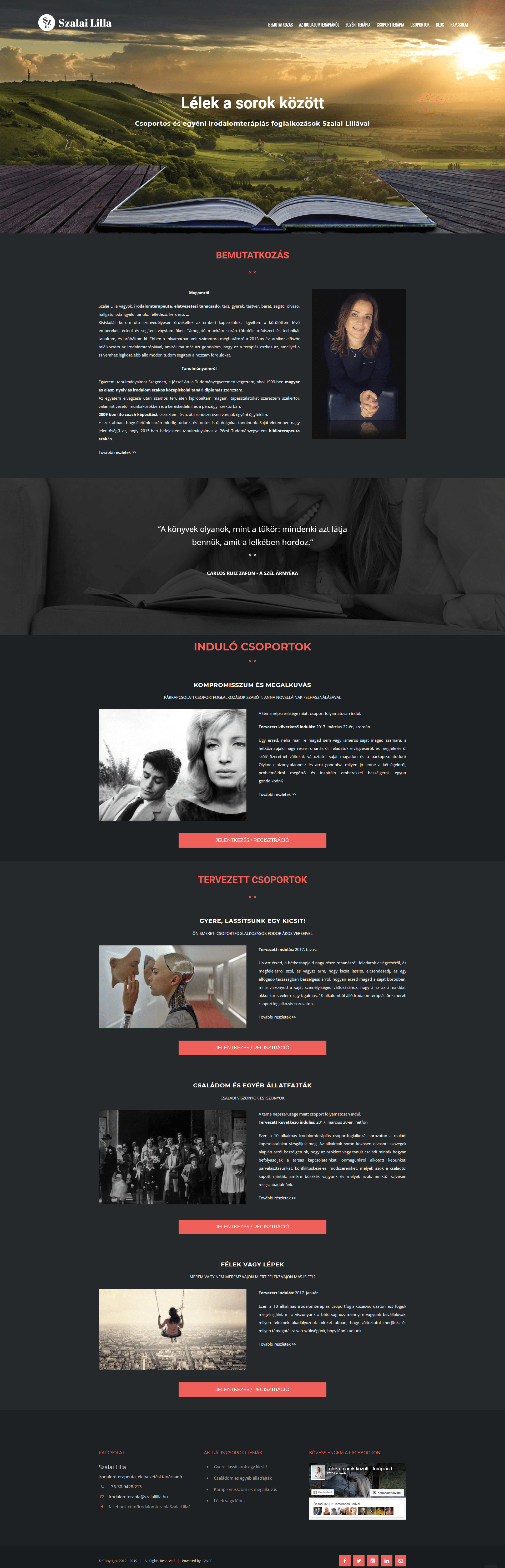 Szalai Lilla weboldal készítés