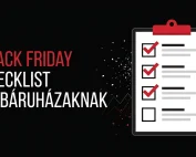 Black Friday ellenőrzőlista webáruházaknak